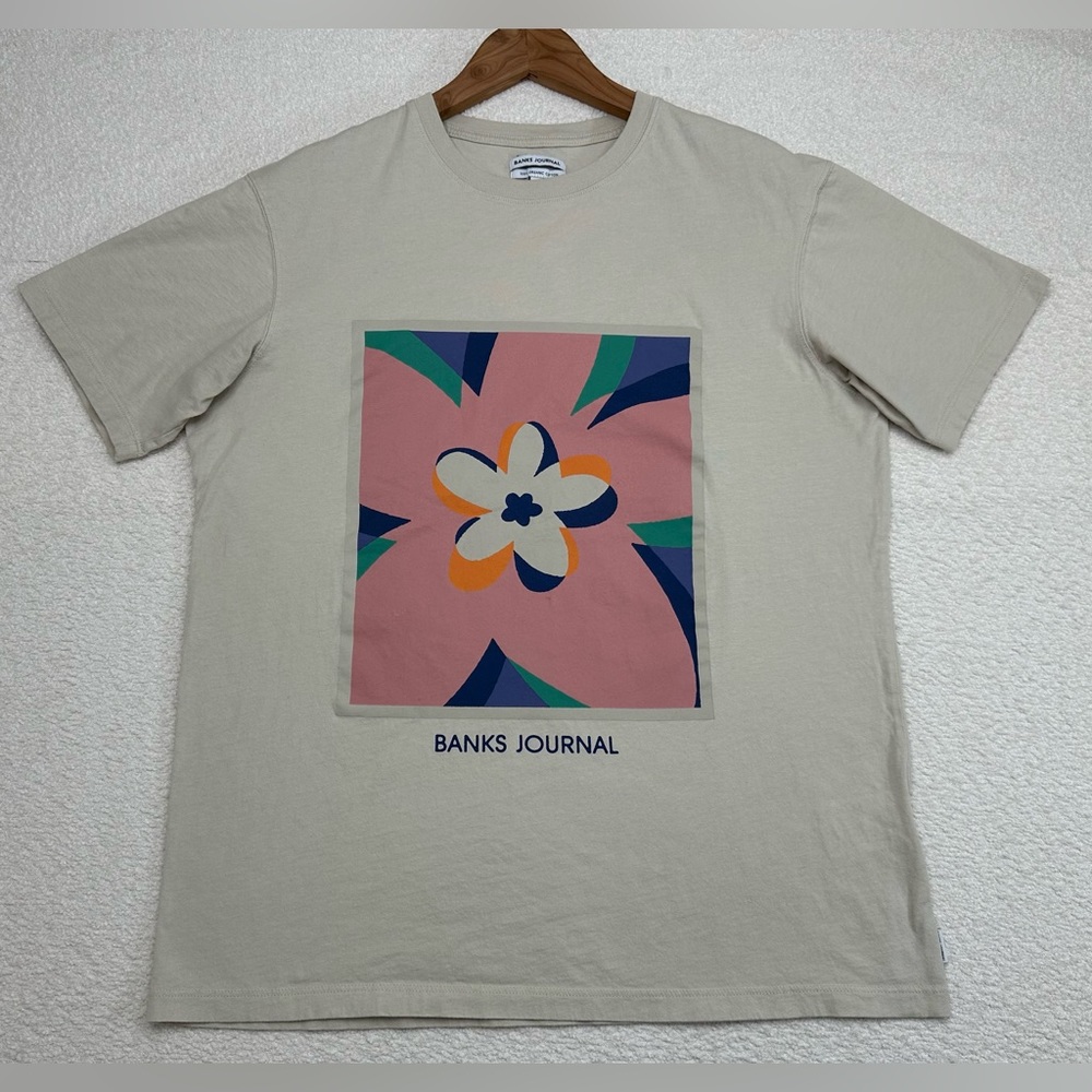 Banks Journal Beige Graphic Tee